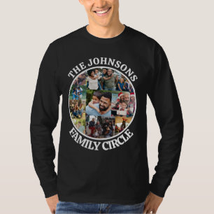 Family Circle Personalized Unique Photo Collage T-Shirt