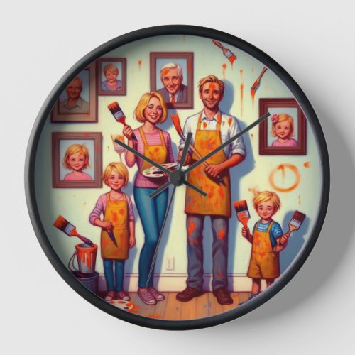 family clock