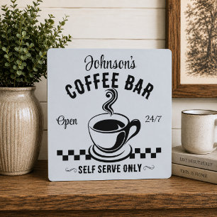 Family Coffee Bar Metal Print