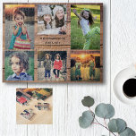 Family Collage 6 Photos And Family Name Jigsaw Puzzle at Zazzle