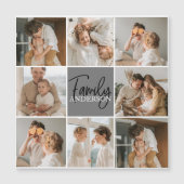 Family Collage Photo & Personalized Grey Gift (Front)