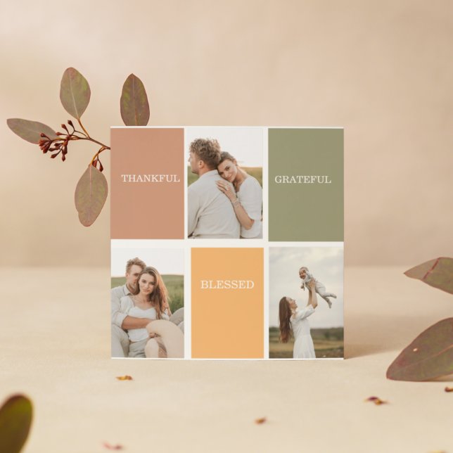 Family Collage Photo | Thankful Blessed Grateful (Creator Uploaded)