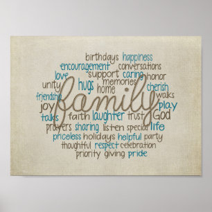 family collage poster