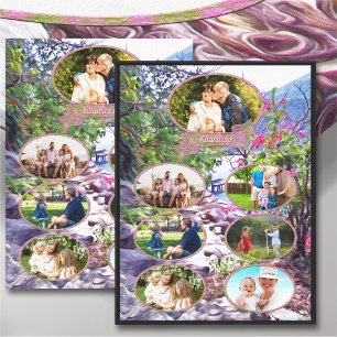 Family Collage Yelapa Trail 821 Art Canvas Print