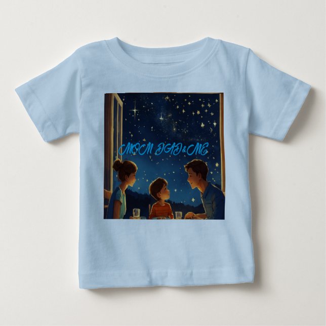 Family Constellation Tee - Mom, Dad, and Starry Lo (Front)