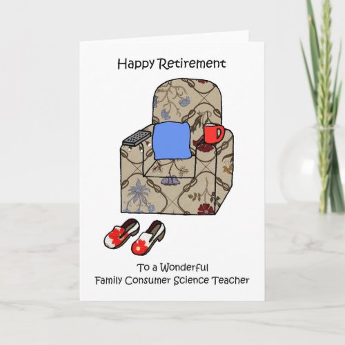 Family Consumer Science Teacher Retirement