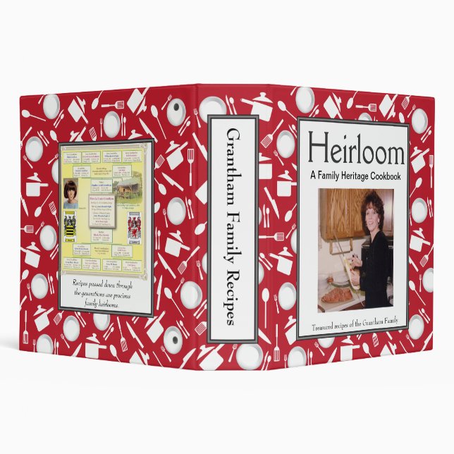 Family Cookbook - Customize Binder (Background)