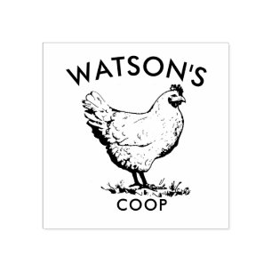 Family Coop Egg Stamp Stamp