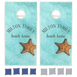 Family Cornhole Sets Beach House Starfish
