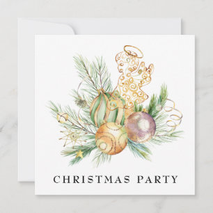 *~* Family Corporate AP20 Angel Christmas Party Invitation