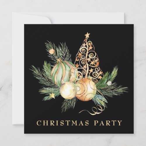  Family Corporate  AP20 _  Christmas TREE Party Invitation