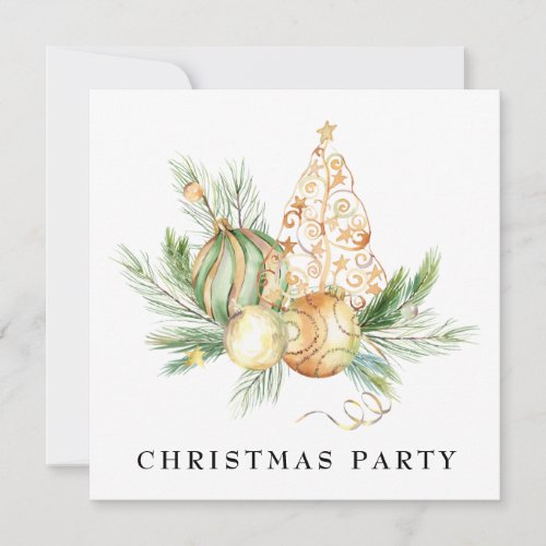 *~* Family Corporate  AP20 Christmas TREE Party Invitation