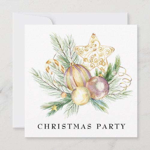  Family Corporate AP20 STAR Christmas Party  Invitation
