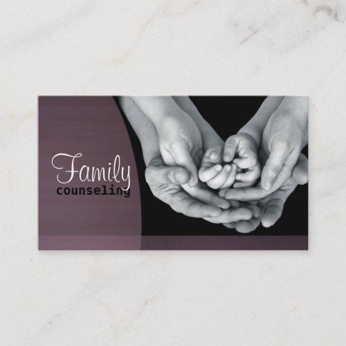 Family Counseling Business Card