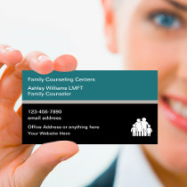 Family Counseling Psychotherapy Clinic   Business Card