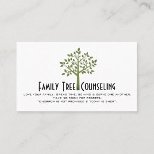Family Counselling Business Card
