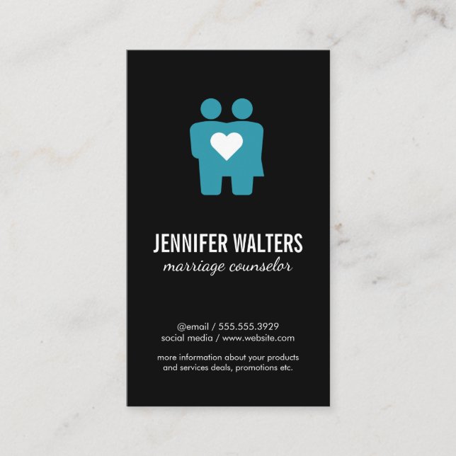 Family | Counselor | Therapist Business Card (Front)