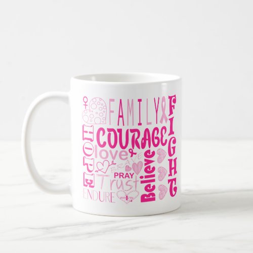 Family Courage Fight Coffee Mug
