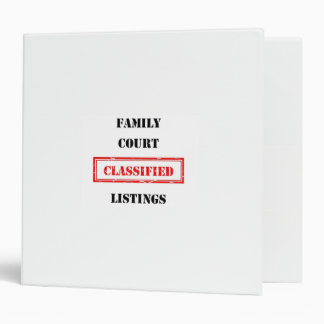 Family Court Binder
