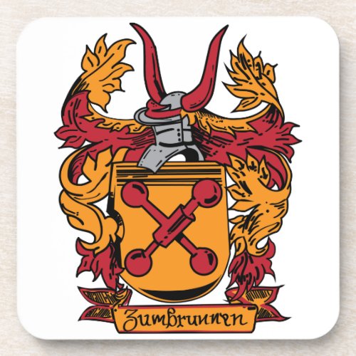 Family Crest Cork Coasters