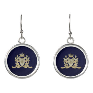 Family Crest Earrings