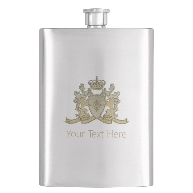 Family Crest Flask (Front)