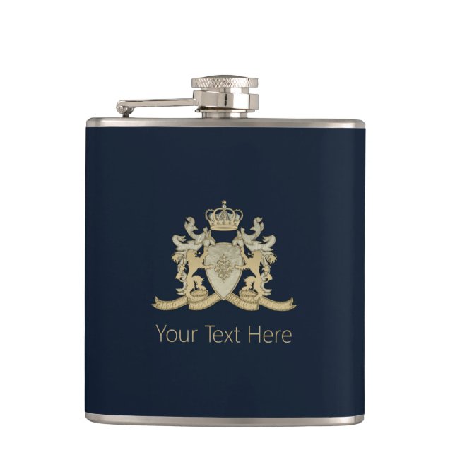 Family Crest Flask (Front)
