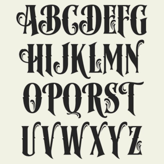 Family Crest Monogrammed Pilsner Glass (Font)