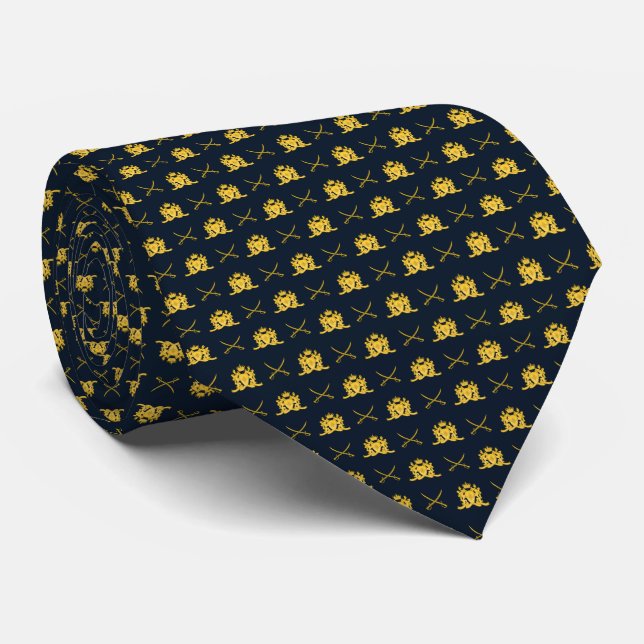 Family Crest Neck Tie (Rolled)