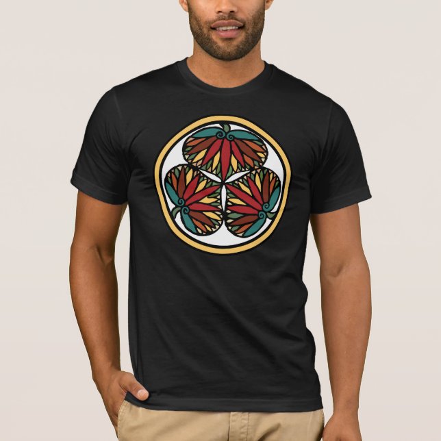 Family Crest of Tokugawa Shoguns, Edo, Tokyo T-Shirt (Front)
