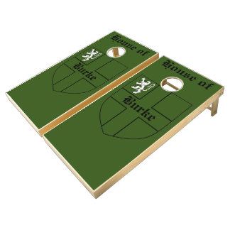 Family Crest Personalized Cornhole Set, Bags Game