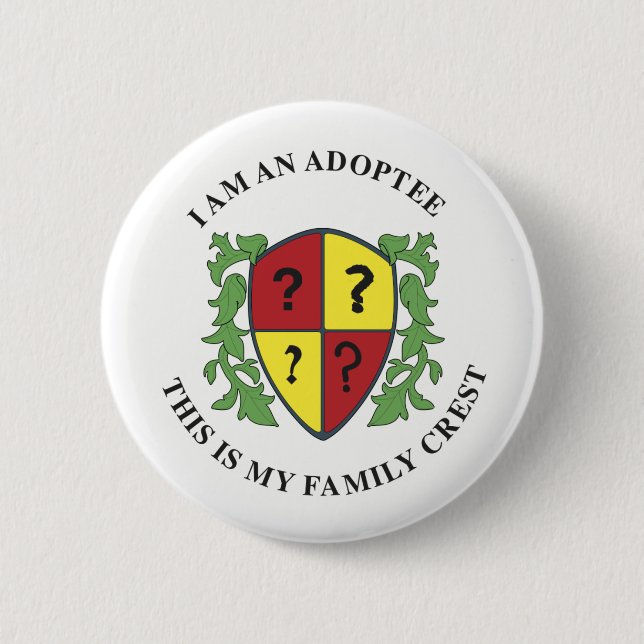 Family Crest Pinback Button (Front)