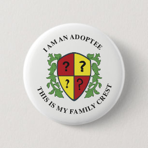 Family Crest Pinback Button