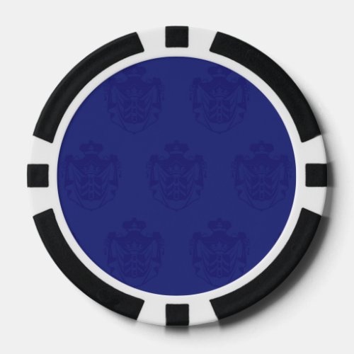 Family Crest Purples Poker Chips