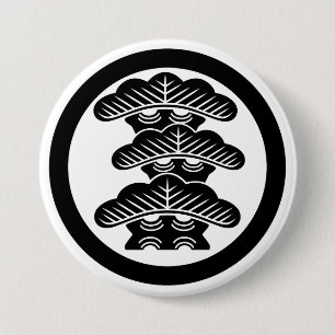 [Family Crest] Right-align 3tier pine tree w/round Button