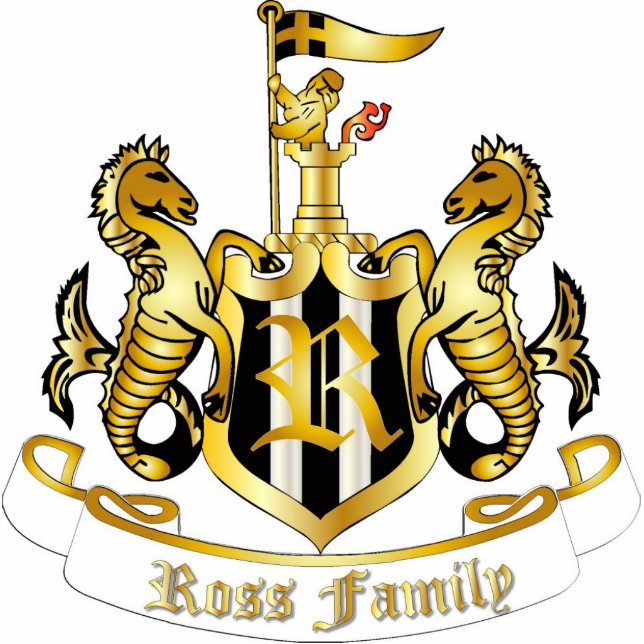 Family Crest Sculpture (Ross) (Front)