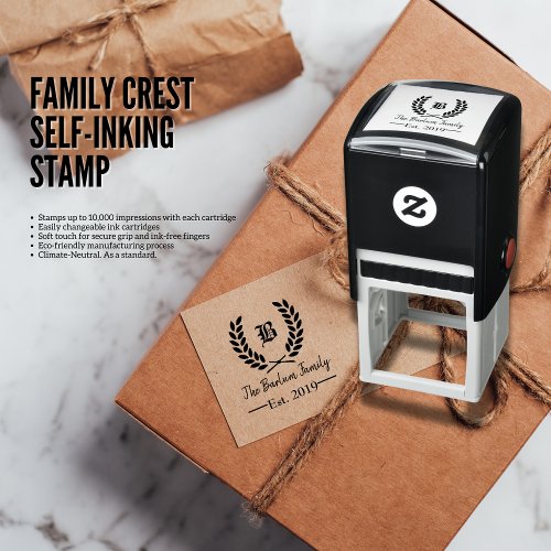 Family Crest Self_Inking Stamp