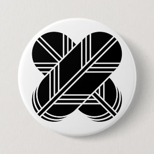 [Family Crests] Crossed hawk feathers Button