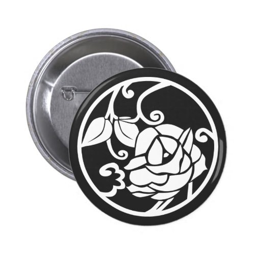 Family Crests Flowers バッジ Family Crests Flowers バッジ