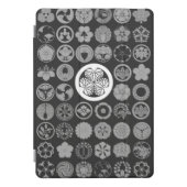 [Family Crests] Flowers and Plants Black iPad Pro Cover (Front)