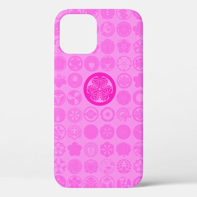 [Family Crests] Flowers and Plants Pink Case-Mate iPhone Case (Back)