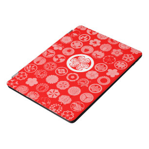 [Family Crests] Flowers and Plants Red iPad Pro Cover