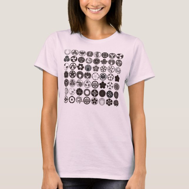 [Family Crests] Flowers and Plants T-Shirt (Front)
