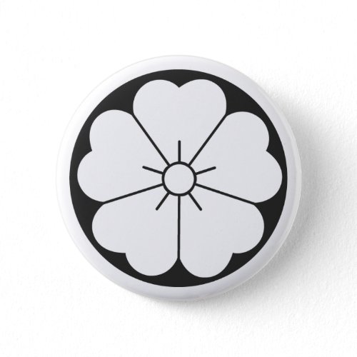 [Family Crests] Flowers Pinback Button