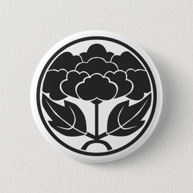 [Family Crests] Flowers Button (Front)