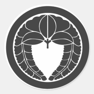 [Family Crests] Flowers Classic Round Sticker