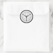 [Family Crests] Flowers Classic Round Sticker (Bag)