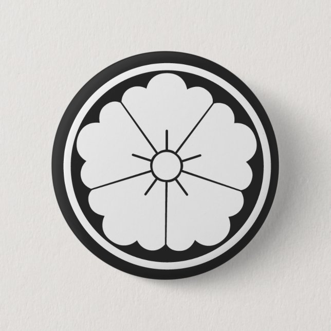 [Family Crests] Flowers Pinback Button (Front)