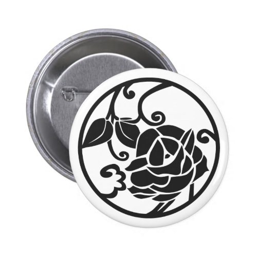 [Family Crests] Flowers Pinback Button