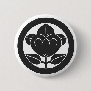 [Family Crests] Flowers Pinback Button